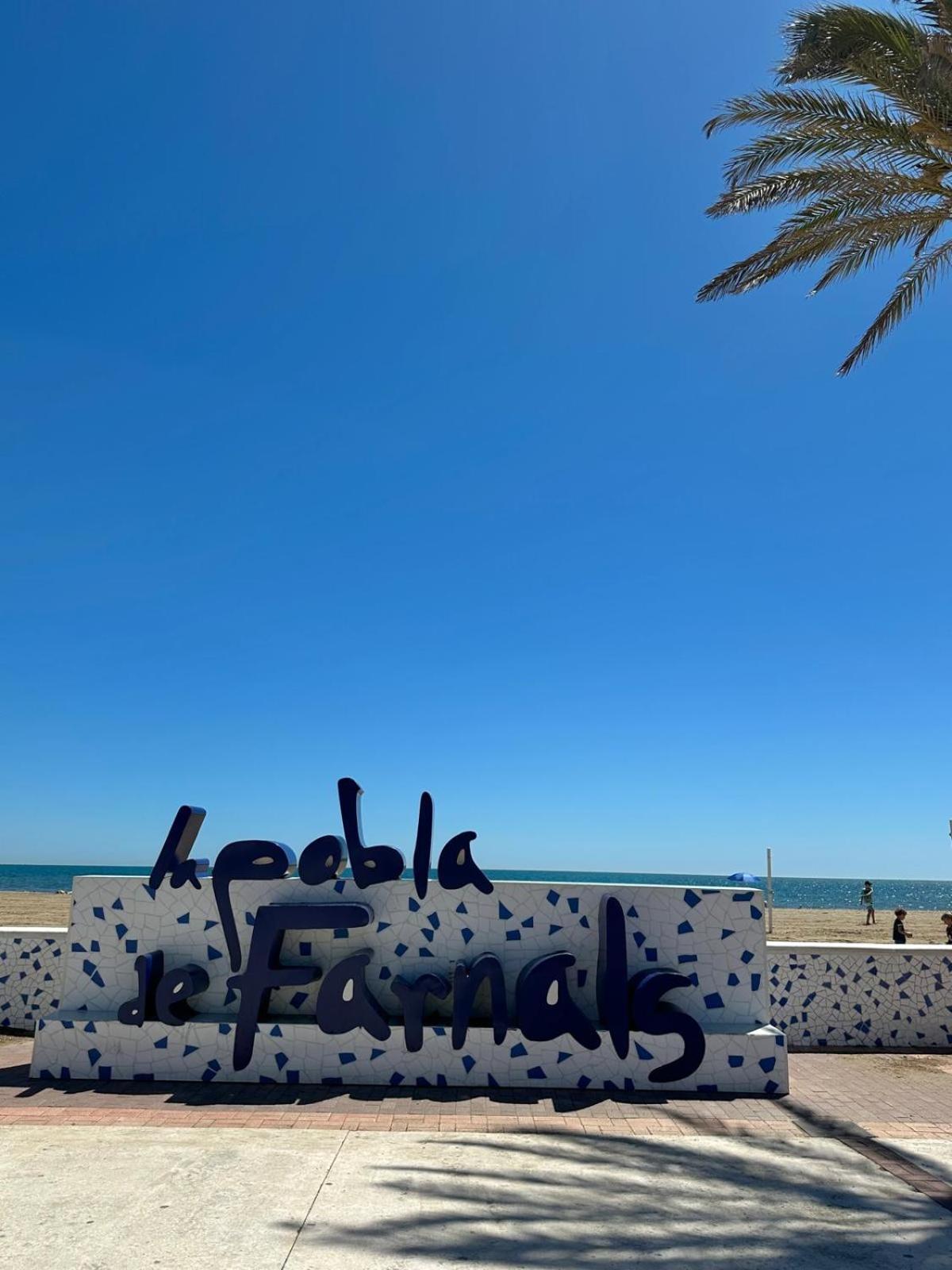 Apartamento Barbacoa, Piscina Y Playa Puebla de Farnals Luaran gambar